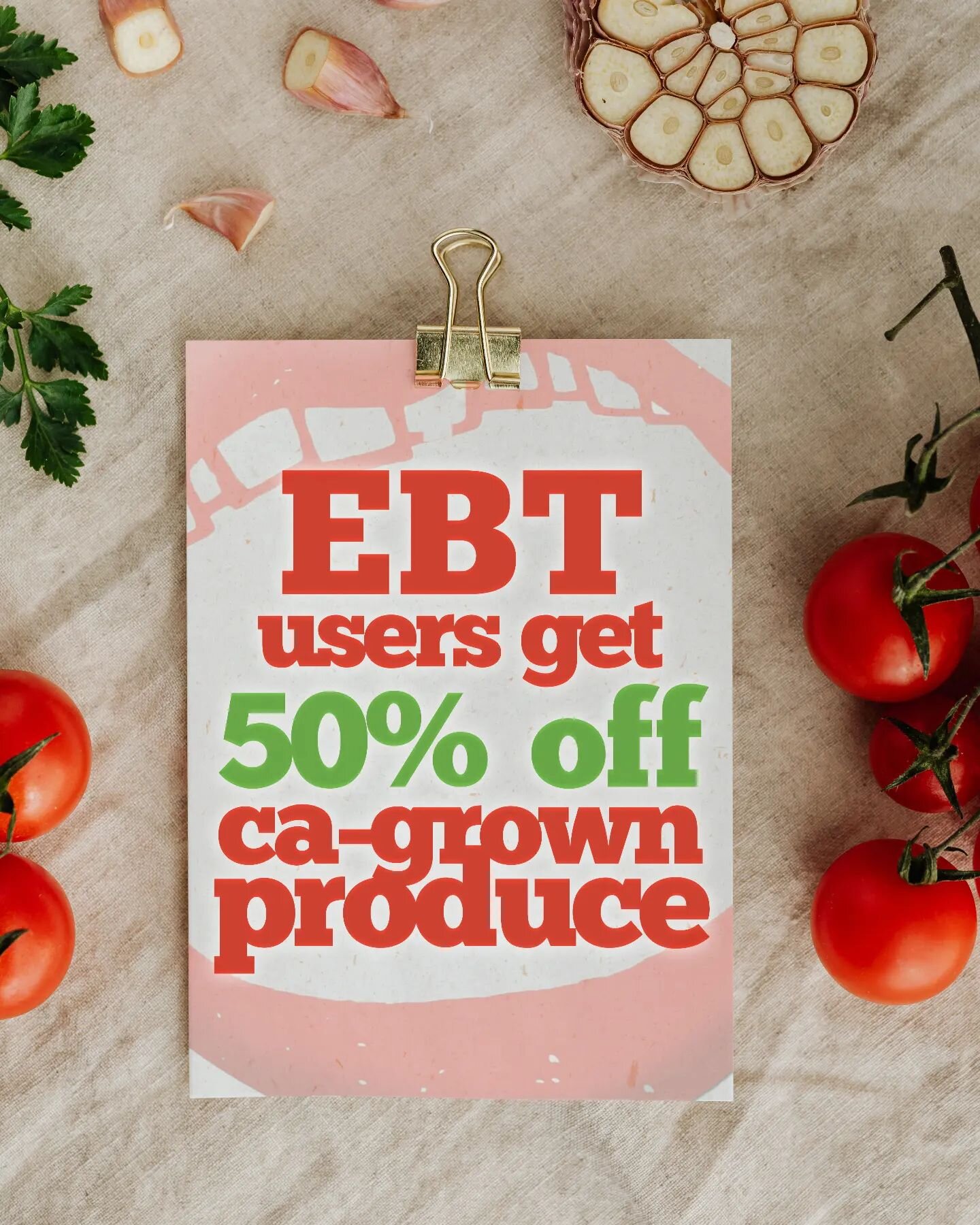 2x the produce. half the distance from campus. here at the Collective, we Double Up: buy California-grown produce on EBT/CalFresh &amp; get a voucher for the amount you spent. just ask the member on shift. 

#calbears #berkeleyfoodie #bayareafoodie #