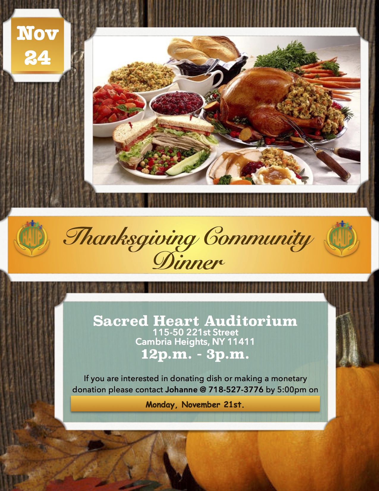 Thanksgiving Community Dinner