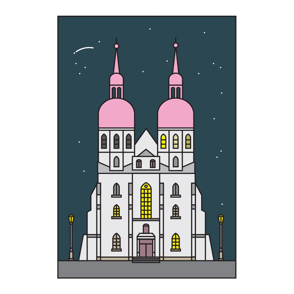 Basilica of Saint Nicholas St. Nicholas, the patron saint of merchants organizes an annual feast here. This is a musical project O AETERNITAS and in the course of one evening, several alternative ensembles perform here. Nicholas himself as a listener focuses on late-Romanesque dance music. Everything is toned in late-Gothic retro style, the space is decorated accordingly, but there is also a strict dress code. You can get in only with an invitation, perhaps that's why you have not heard about it ...