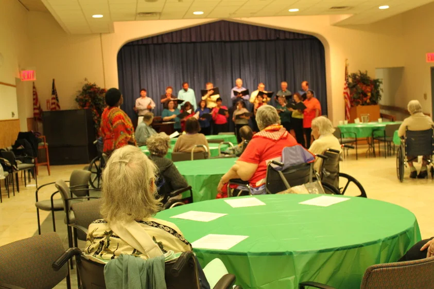 At the Schervier Nursing Home