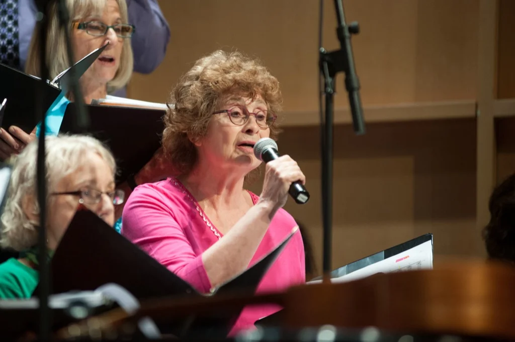 An alto's first benefit concert