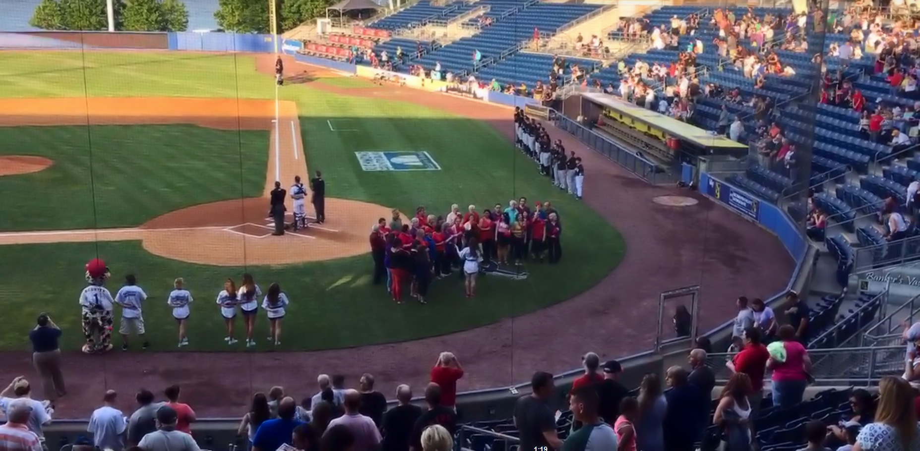 Take Us Out to the Ballgame: Choir Sings at the Staten Island Yankees on June 25, 2017