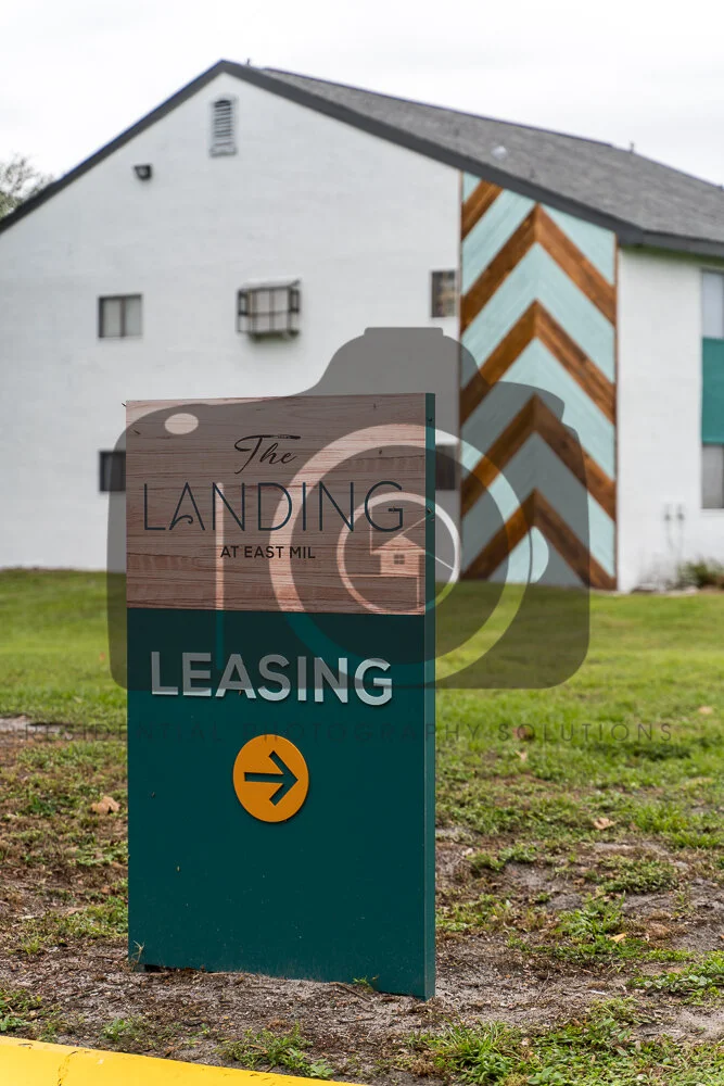 The Landing Exterior and Laundry Photographs