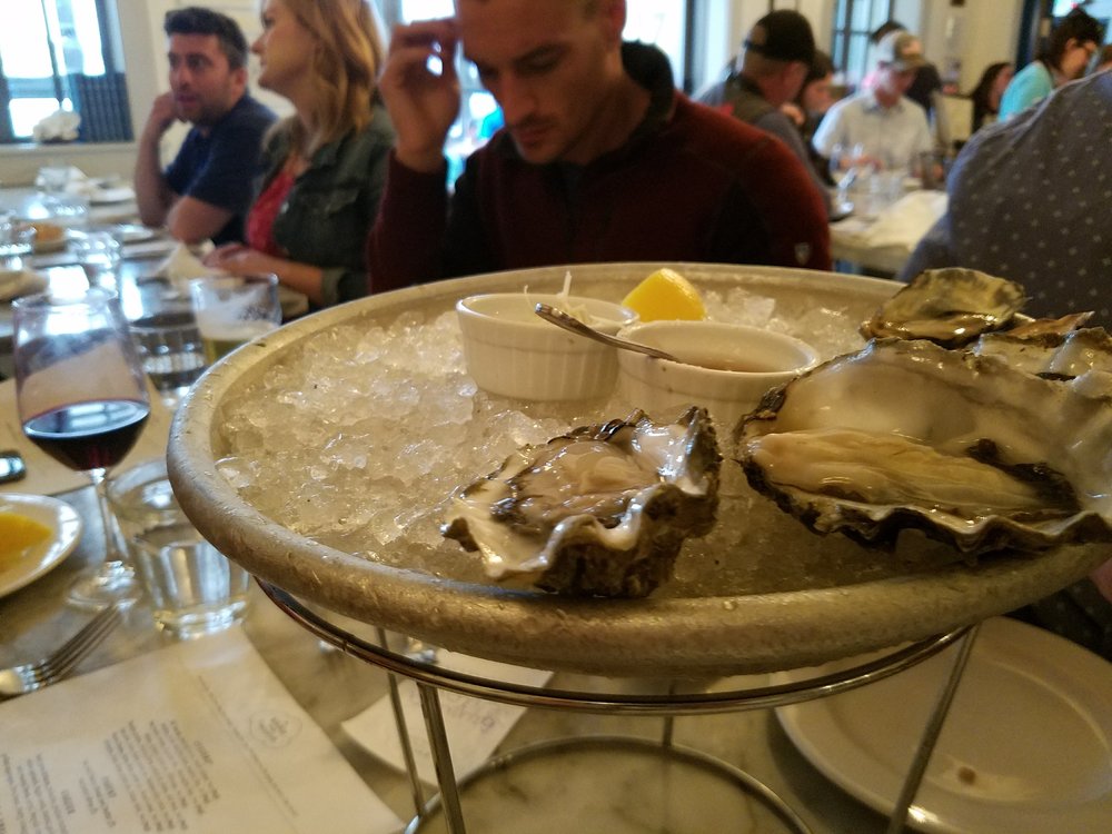 $16 oysters