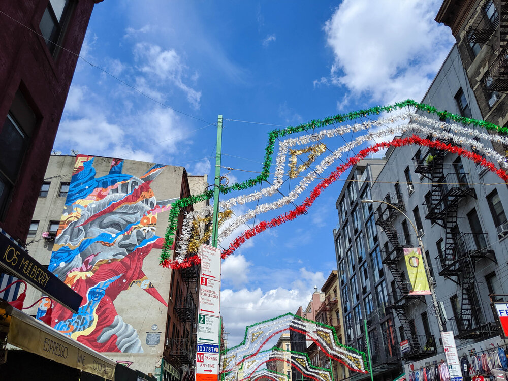 Lady Liberty in Little Italy