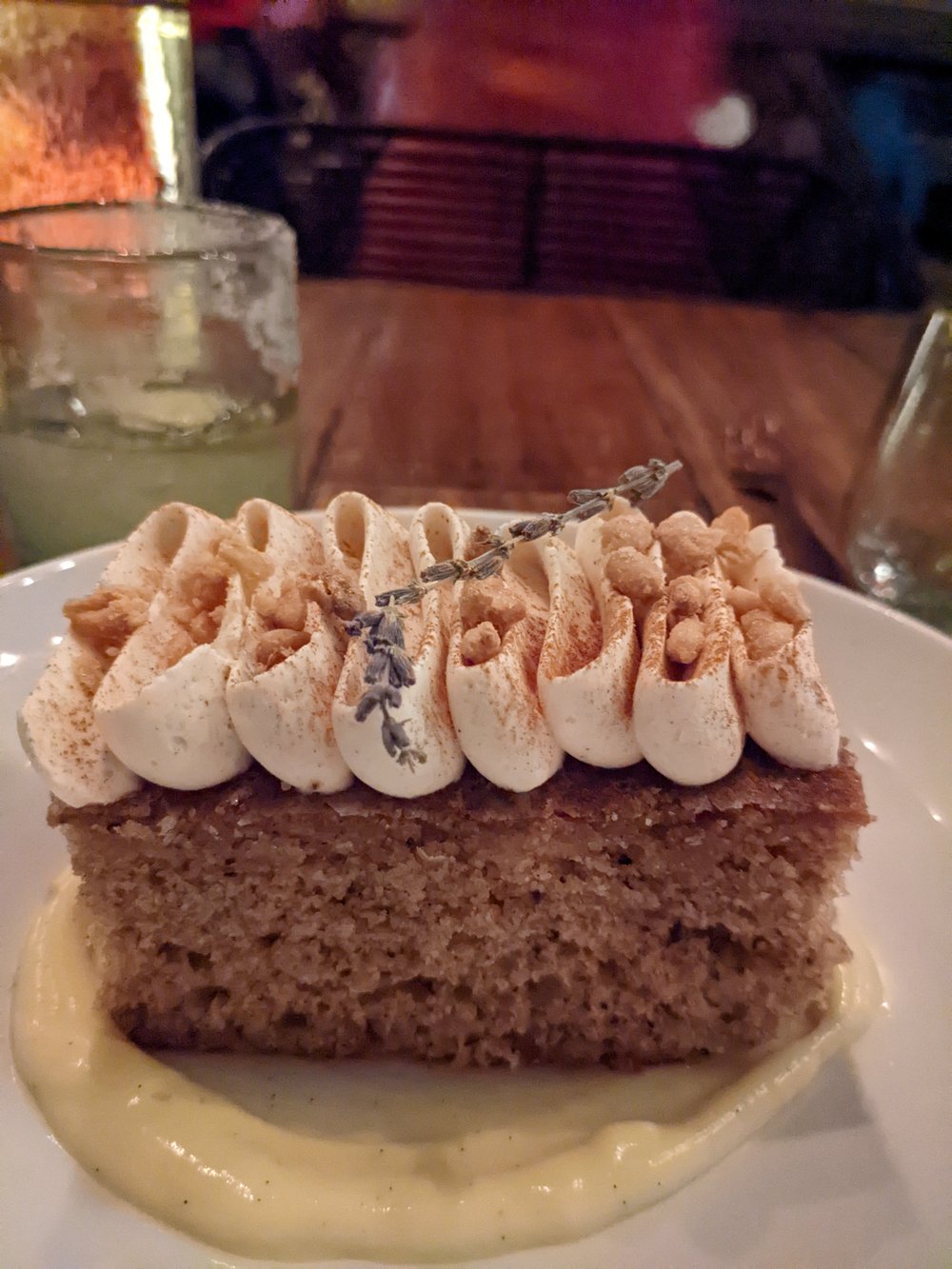  House-made chai cake at  Paloma Santa Fe  