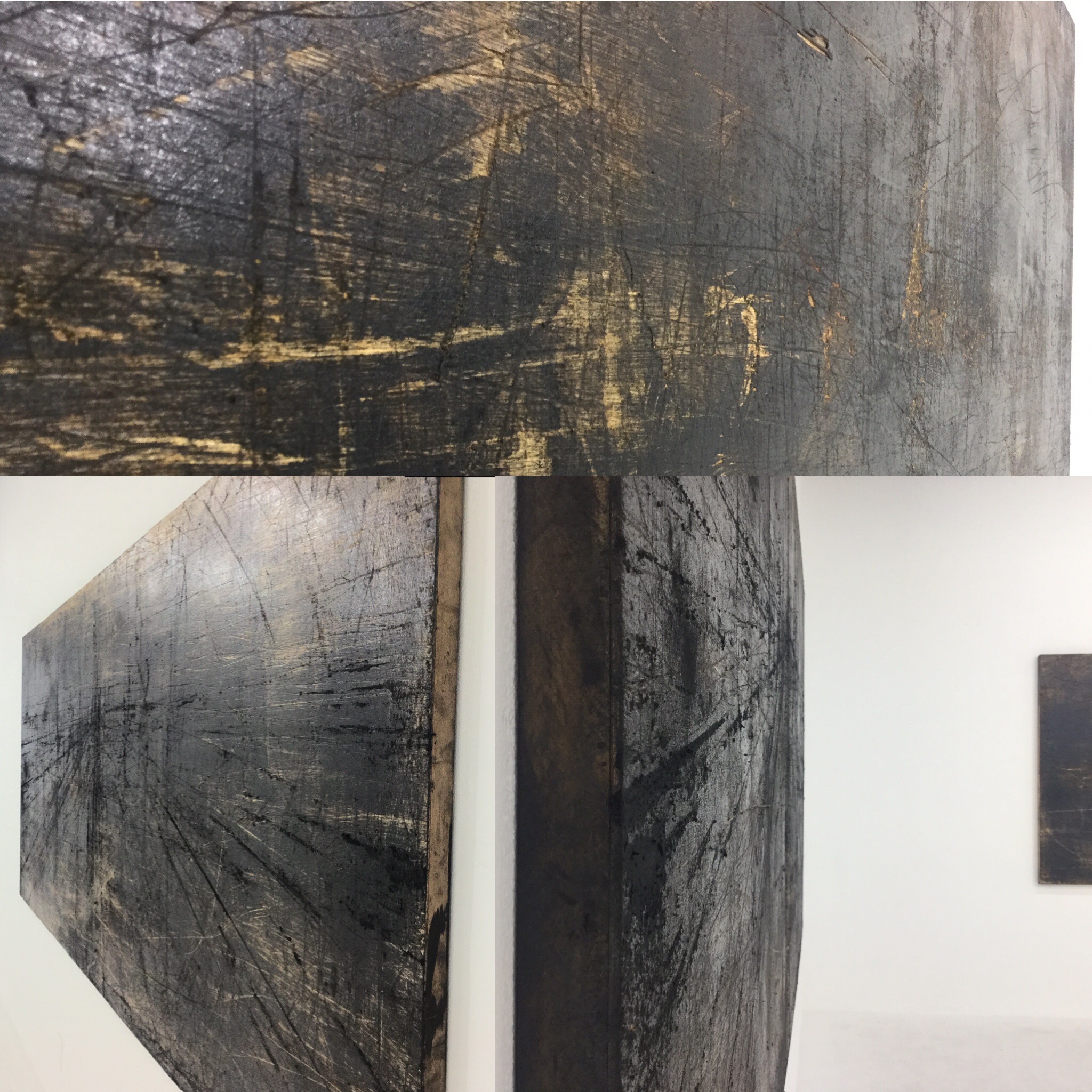 The work takes on a whole new light in the gallery space. 