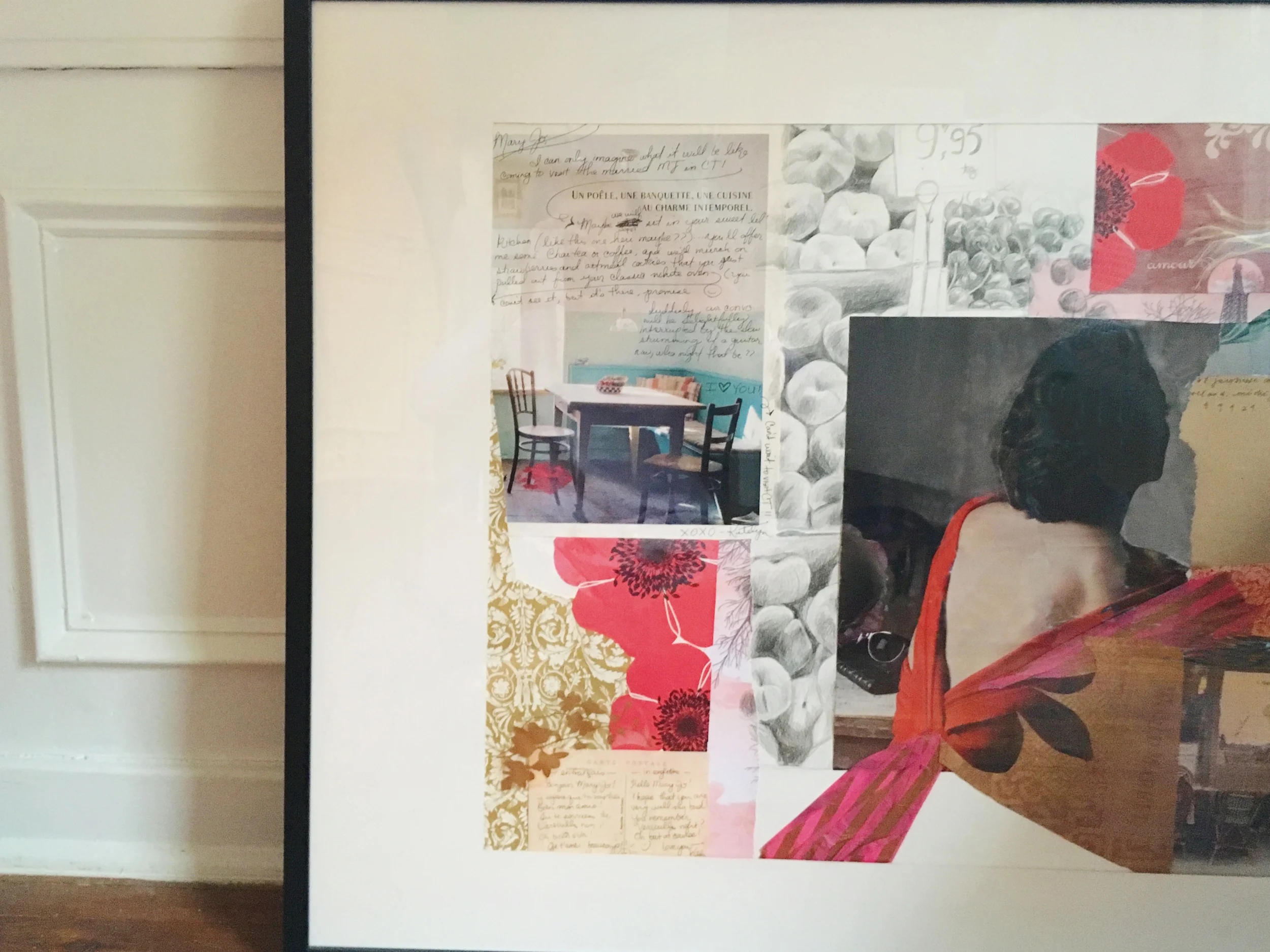 Detail of one of my collages