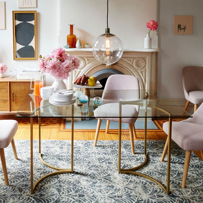 Dining Tables Chairs, Blush Dining Chairs And Table