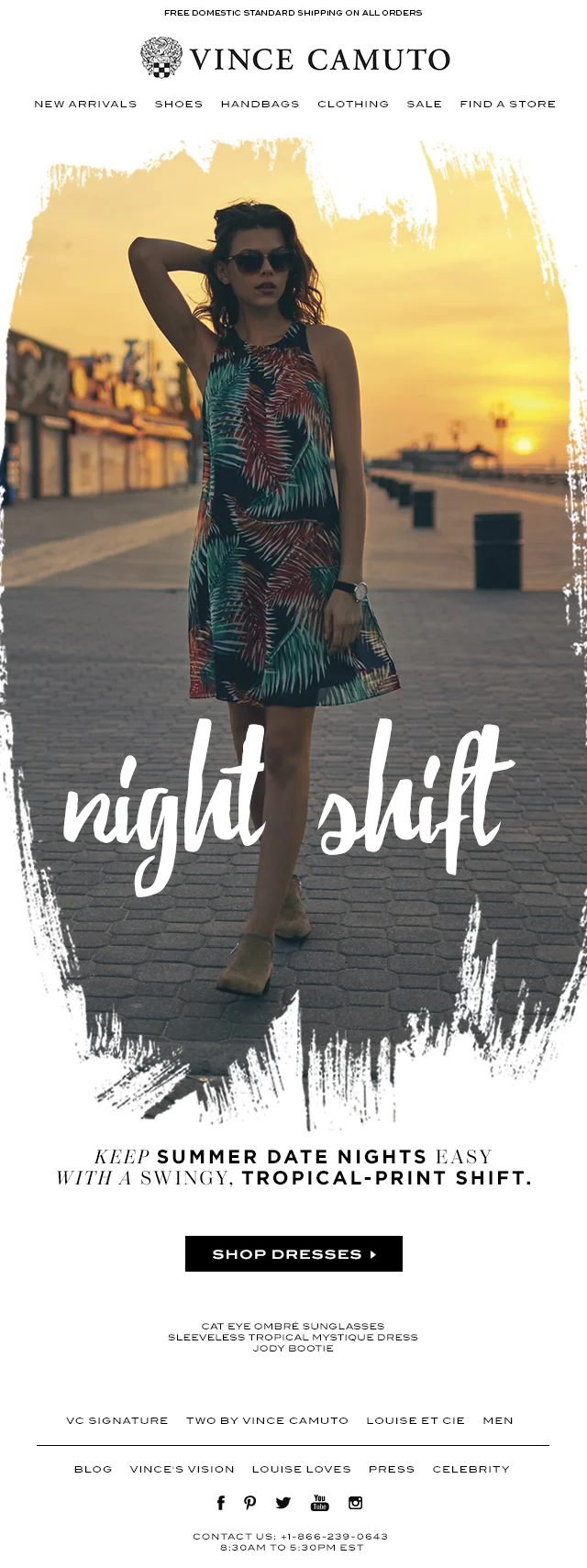 Graphic Design for Dress Blast | Transition 2016 | Vince Camuto&nbsp;