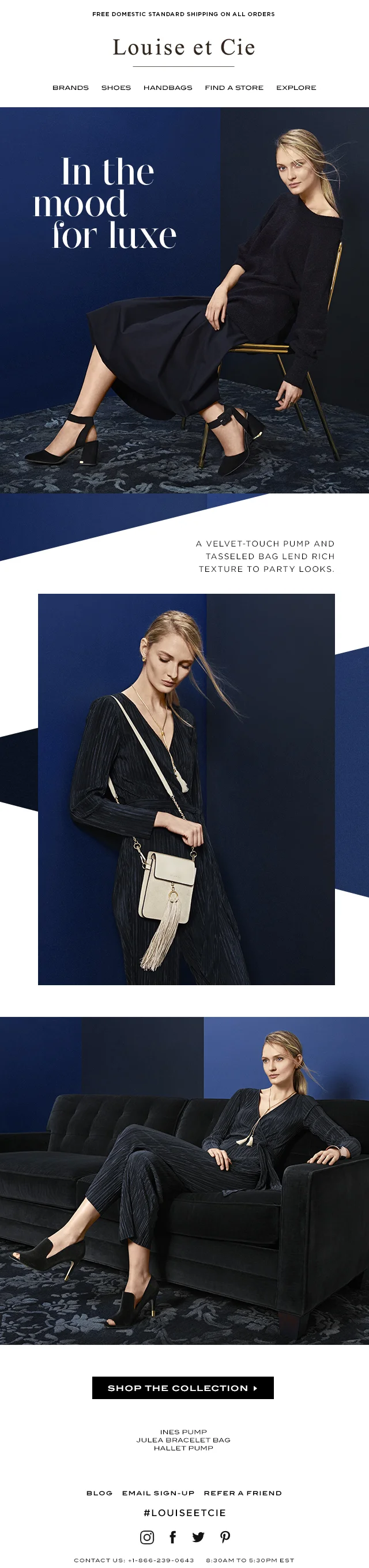 Graphic Design for Ines &amp; Hallet Pump Blast | Holiday 2017 | Louise et Cie