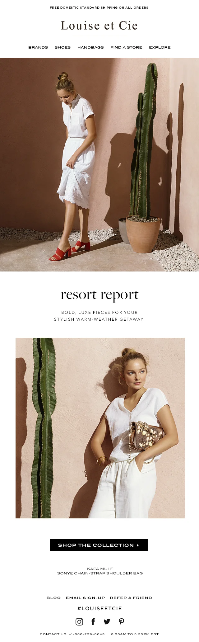 Graphic Design for Kapa Mule &amp; Sonye Bag Blast | Spring 2018 | Louise et Cie