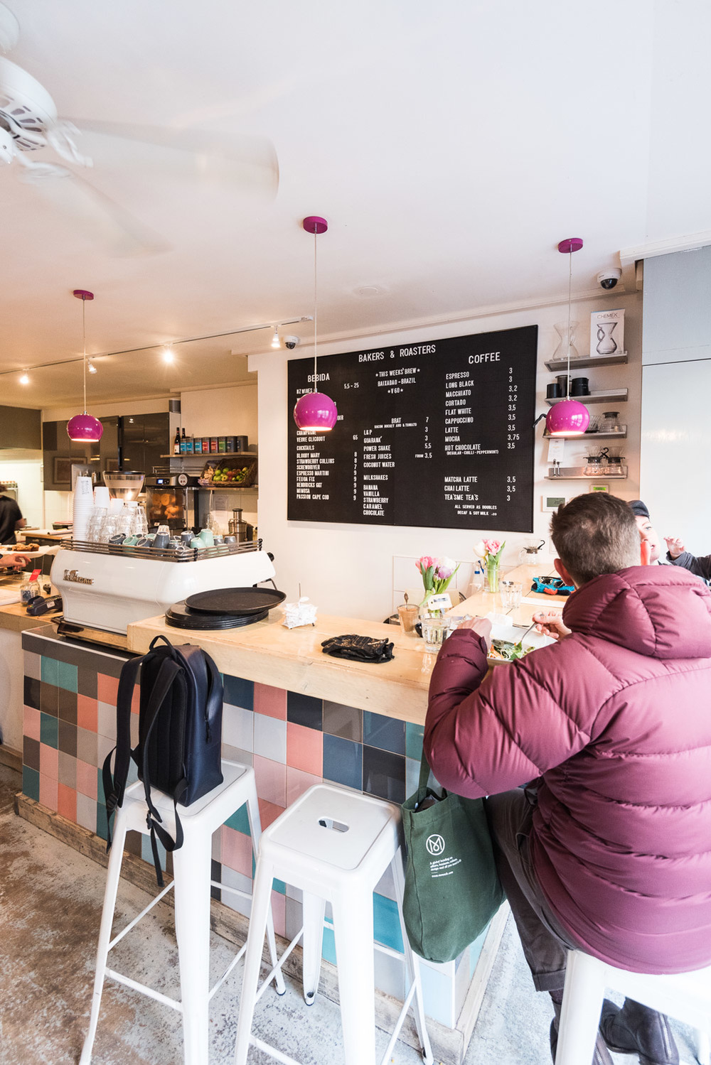 Breakfast at Bakers & Roasters in Amsterdam