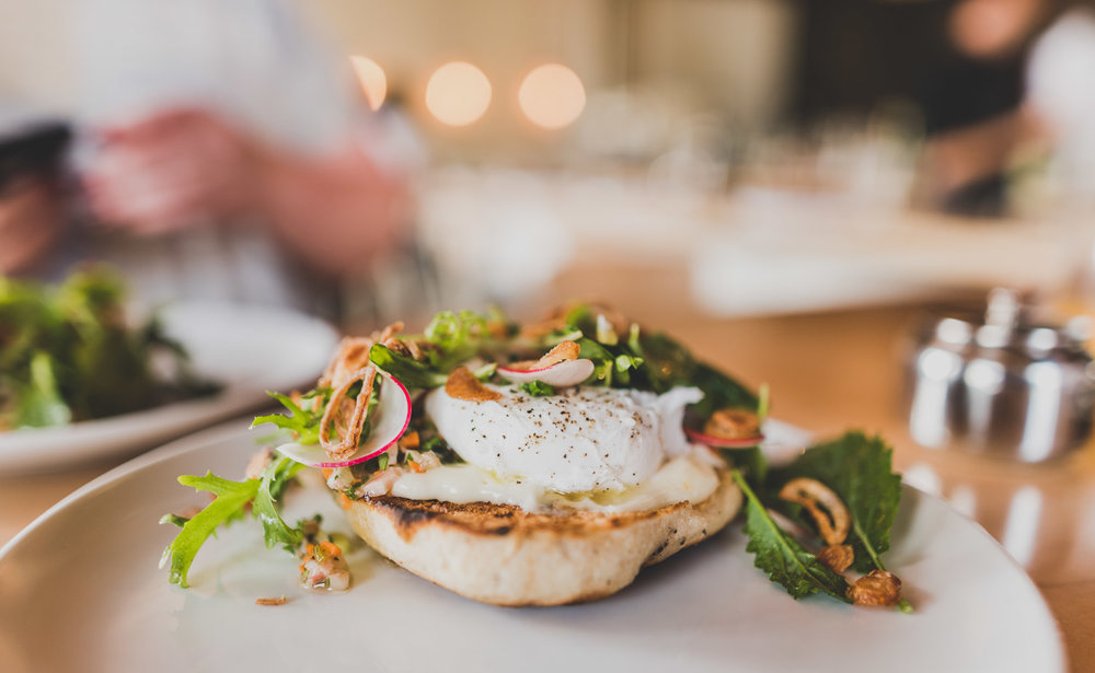 Brunch au Hoogan et Beaufort à Montréal - Toast à la pieuvre