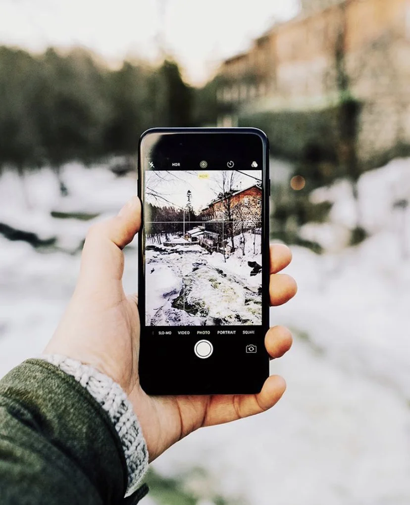 Photographie avec téléphone cellulaire