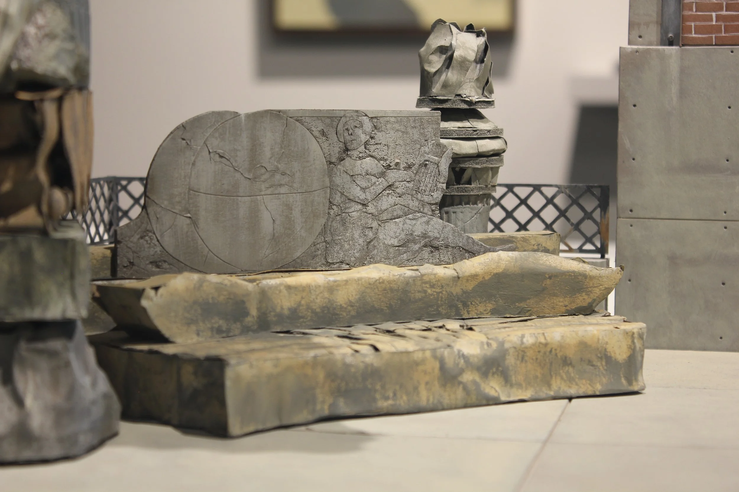Model for Composition with World Theater Frieze