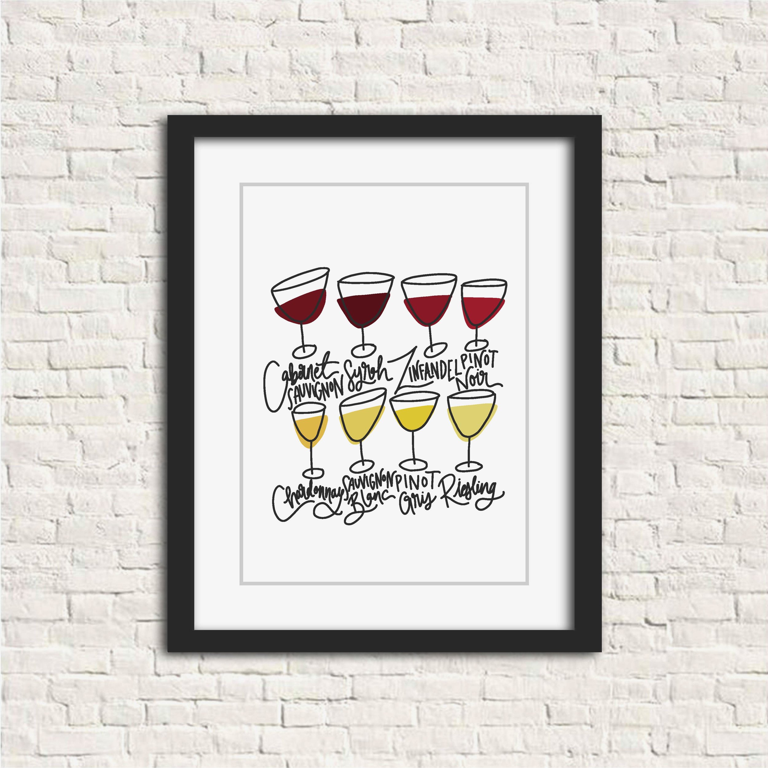 Wine Types Print