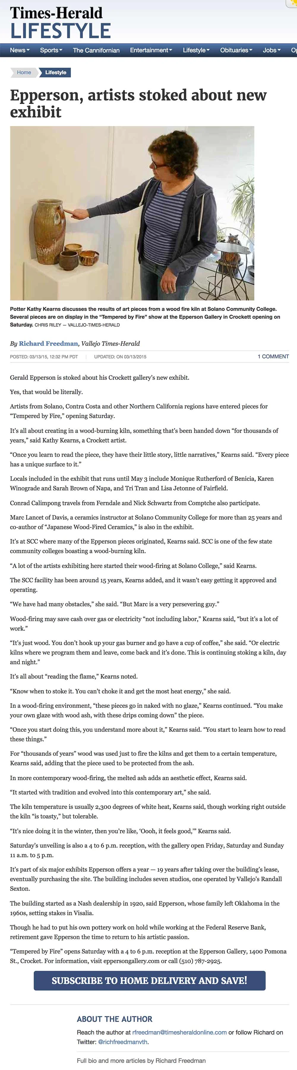 Vallejo Times-Herald, March 2015