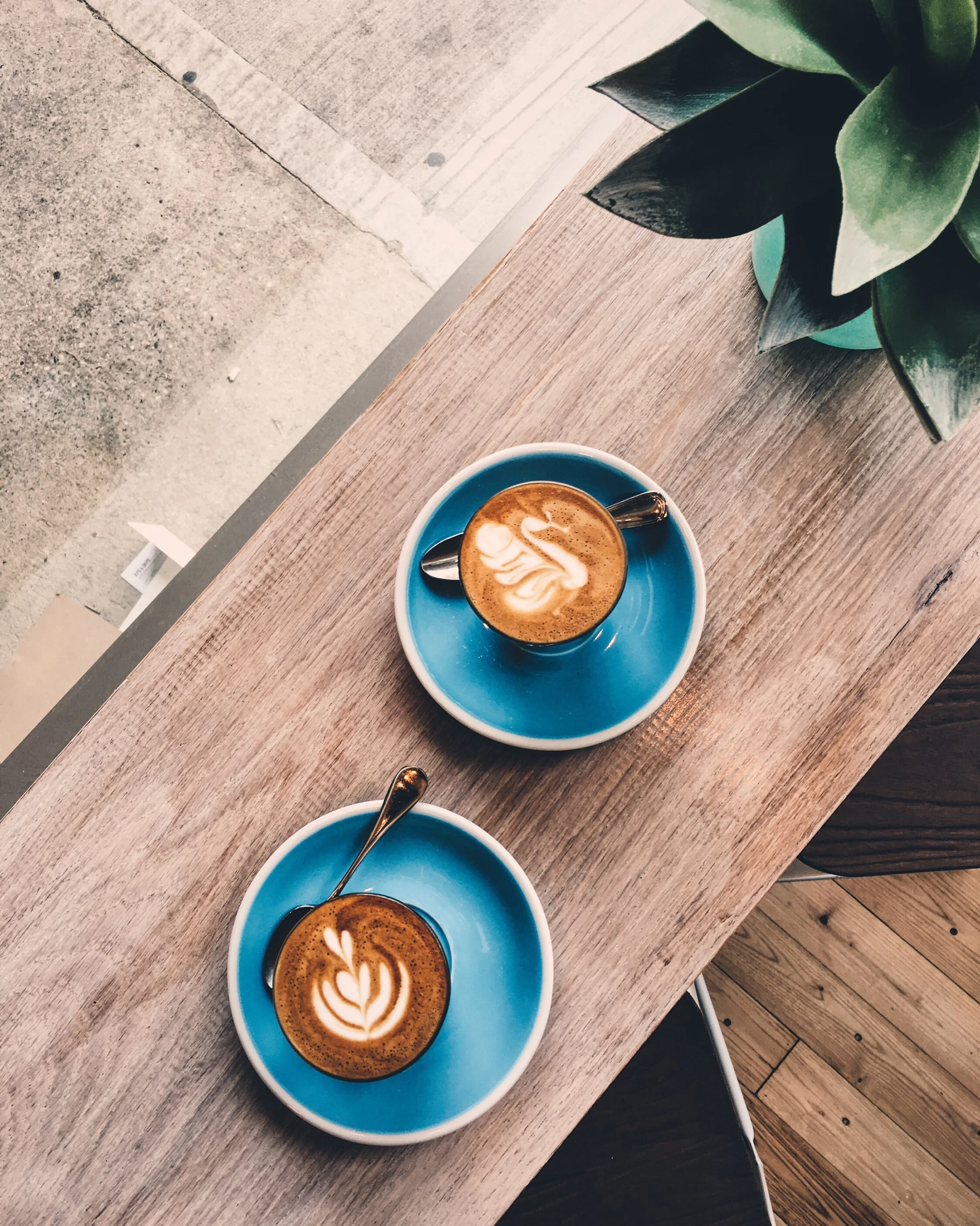 Latte art on point ย