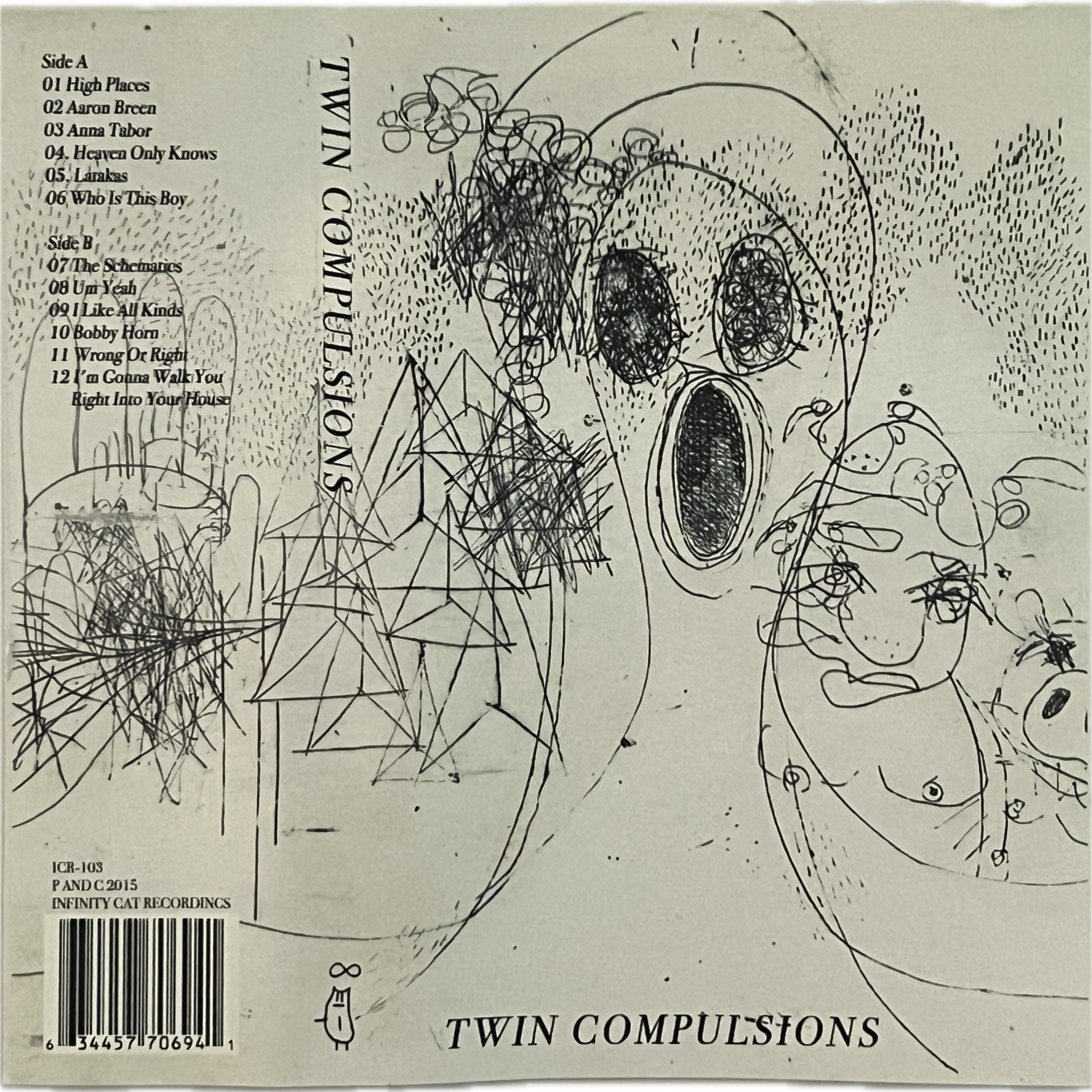 CASSETTE Version "Twin Compulsions" Poi Dog Pondering Re-Mixed by Robert Ellis Orrall
