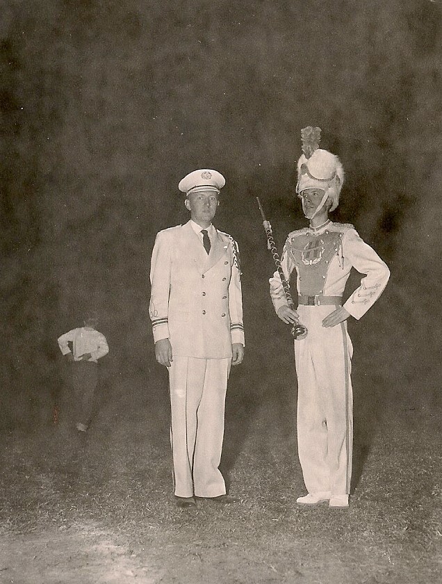 Director Robert A. Campbell & Drum Major Jim Barker