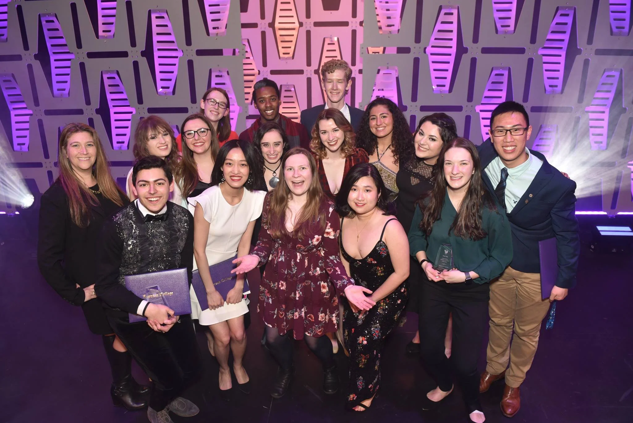 SGA 2017-2018 at the 2018 Emerson Recognition & Achievement Awards