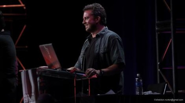  Jimmy Mac onstage.at Star Wars Celebration VI in Orlando in 2012