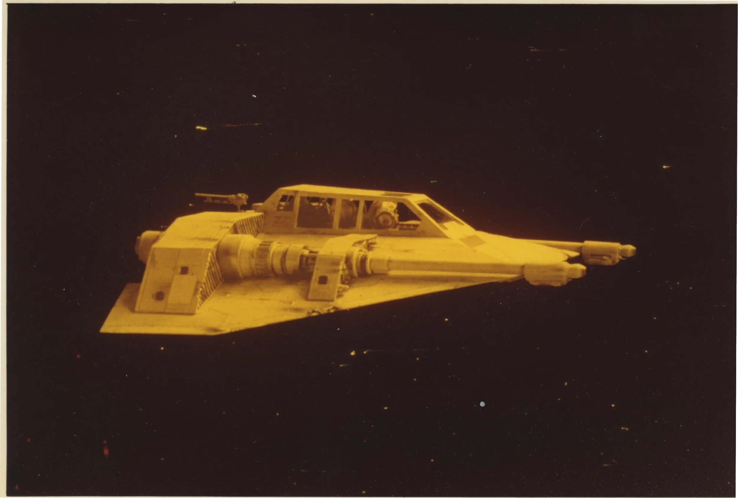 Photograph of a Rebel Snowspeeder from THE EMPIRE STRIKES BACK- The Christopher Corey Smith Collection