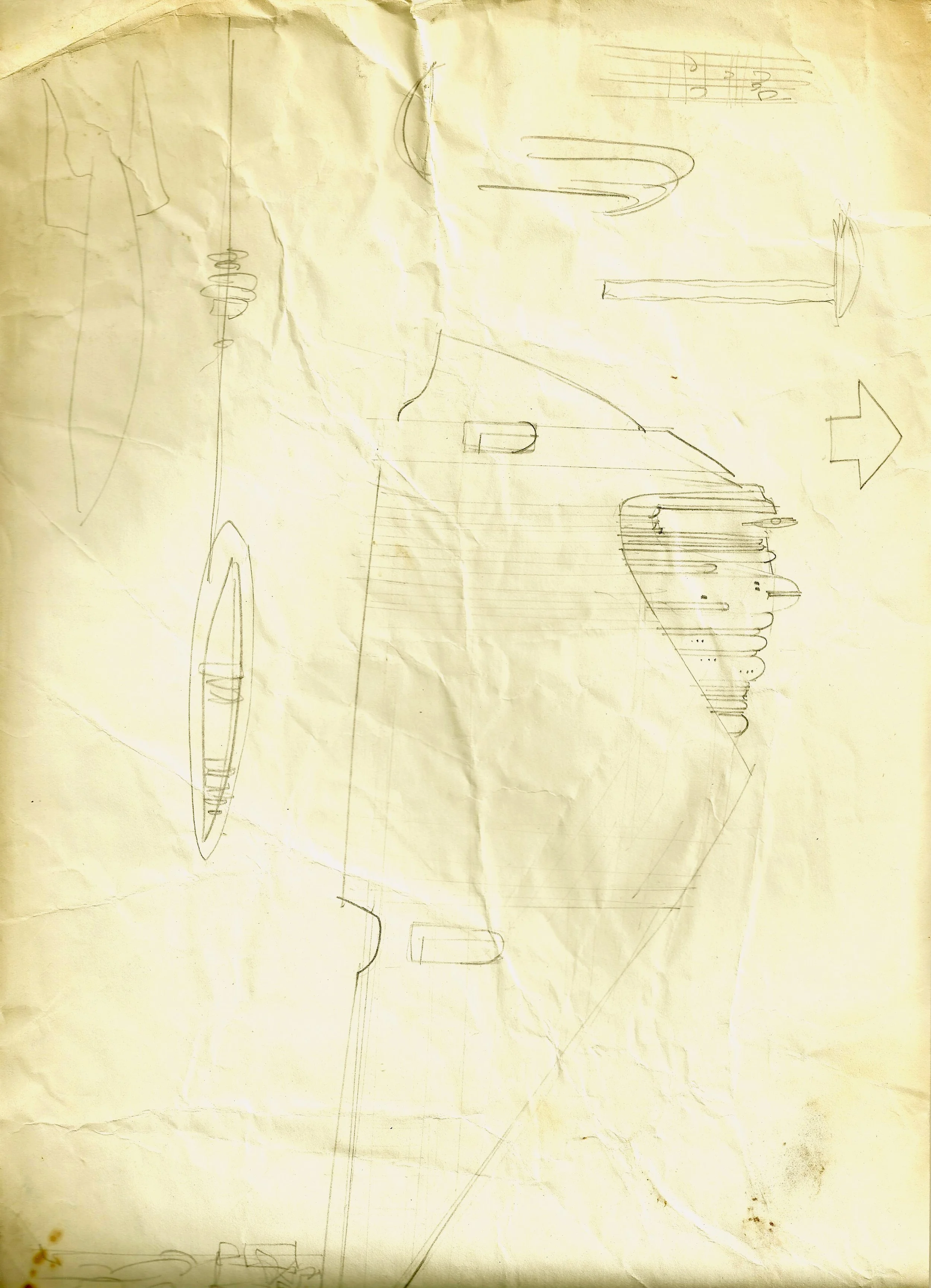 Concept art of possibly a Rebel Medical Frigate from THE EMPIRE STRIKES BACK- The Christopher Corey Smith Collection