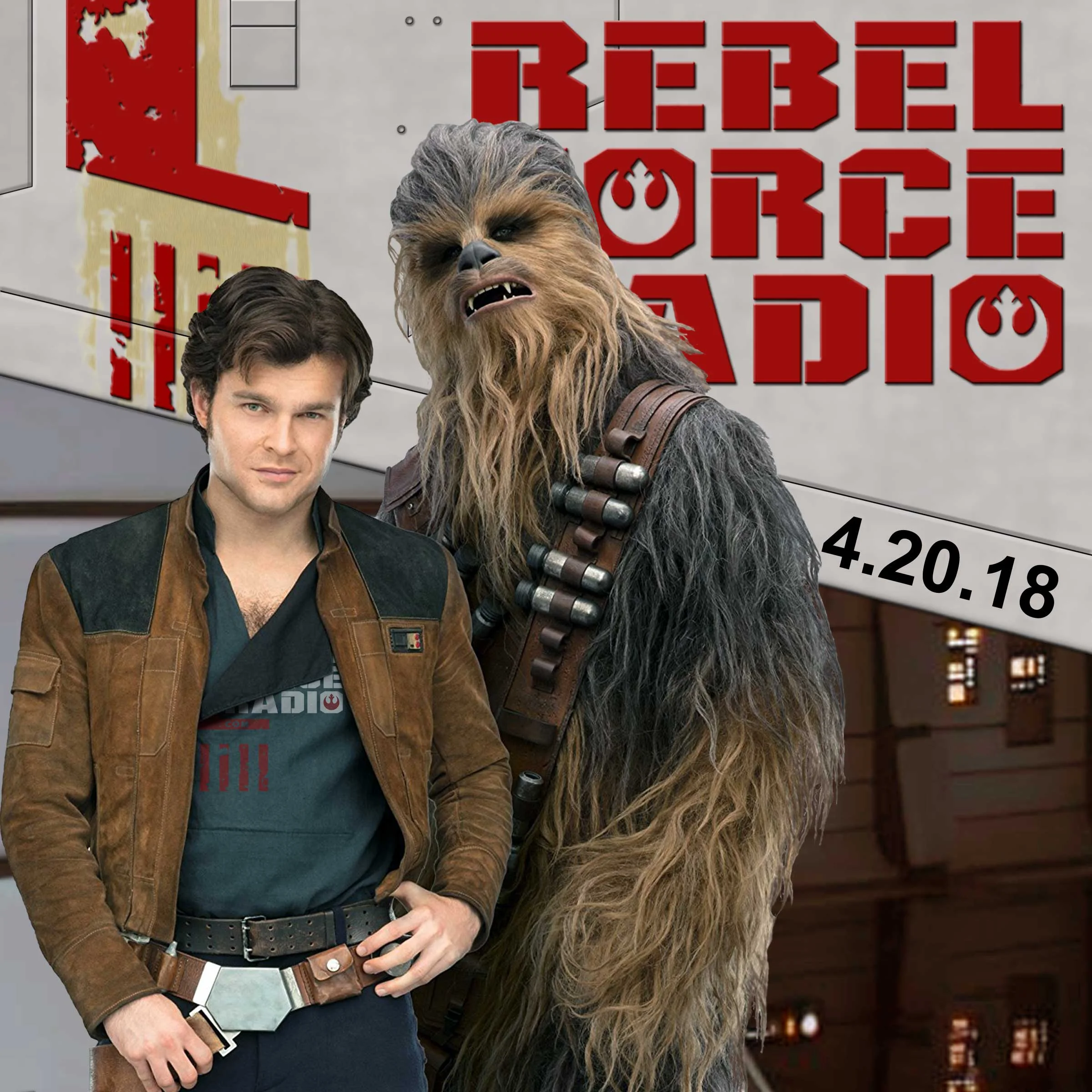 Puppet Lando Visits Denny's for SOLO 