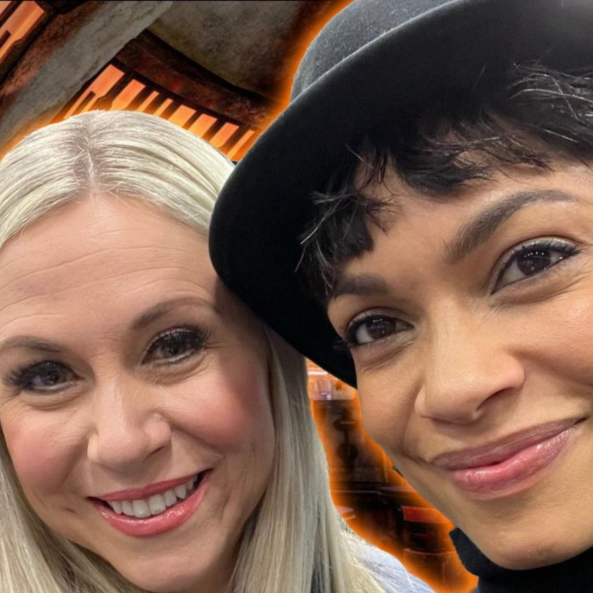 ASHLEY ECKSTEIN: Meeting Rosario Dawson on the AHSOKA Set
