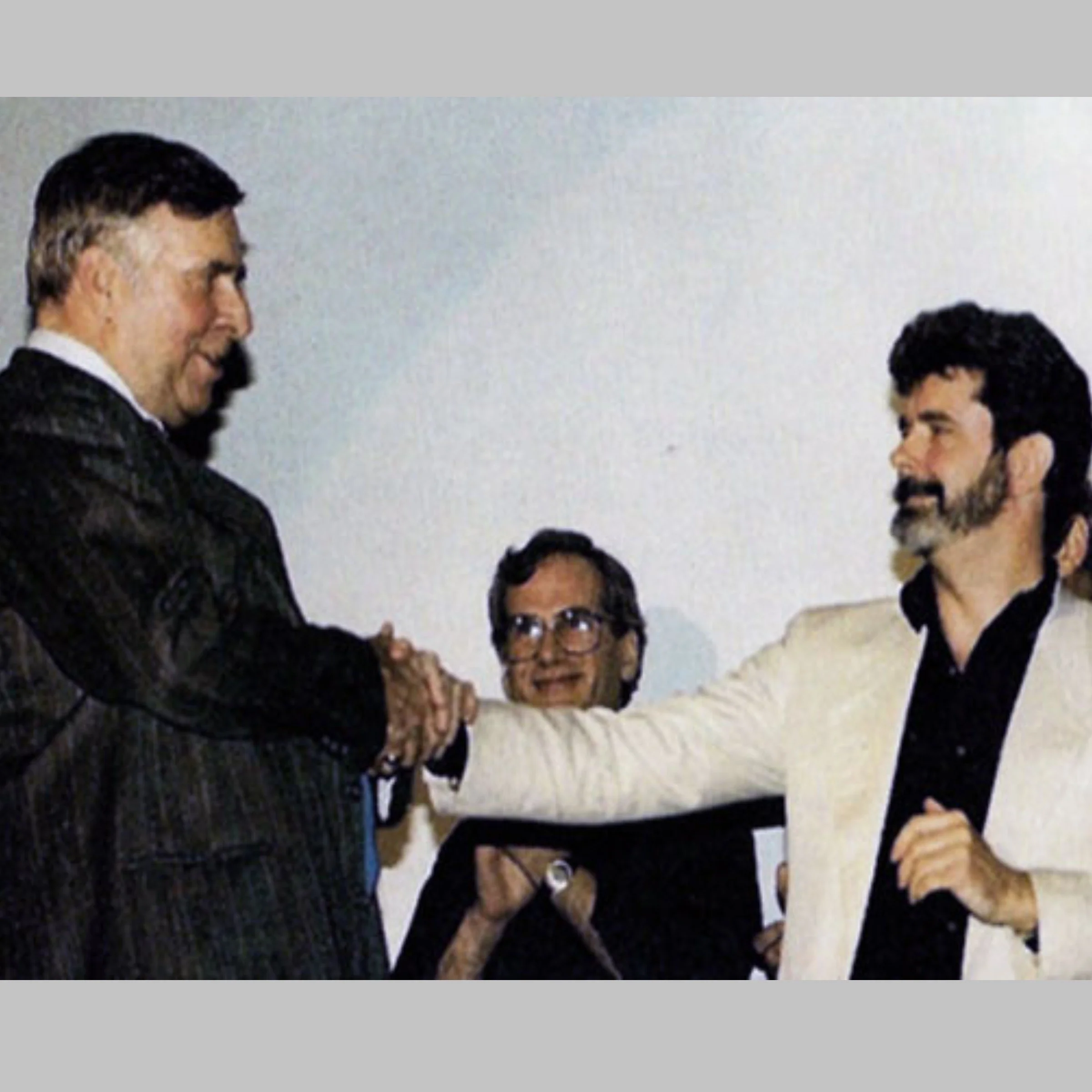 The Story Behind the Only Photo of George Lucas and Gene Roddenberry 