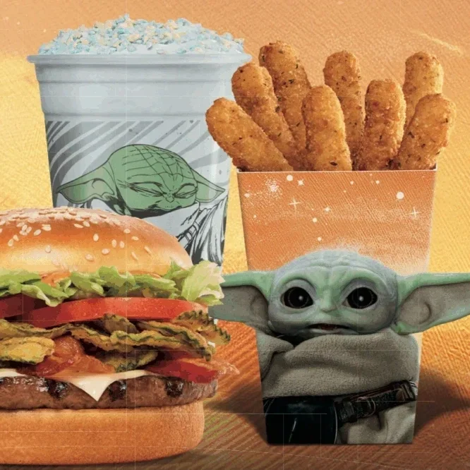The History of Star Wars &amp; Burger King | The Mandalorian and Grogu