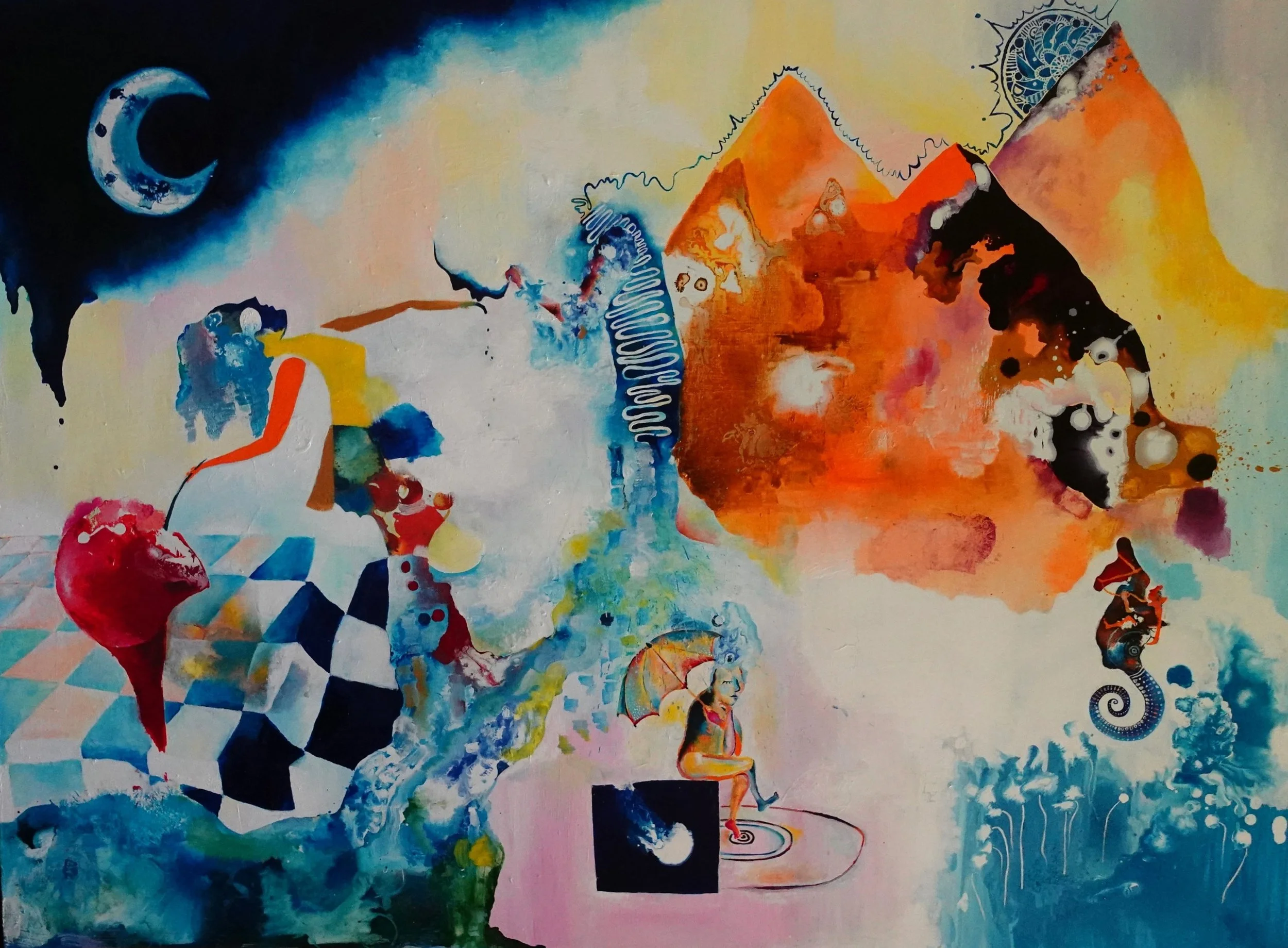 NatalieSlab_OpeningDimensions,DissolvingForm_June2024_Acrylic&AcrylicInkOnCanvas_36x1x48.JPG