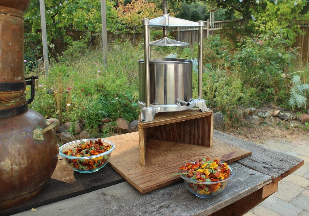 Distiller and Oil Press