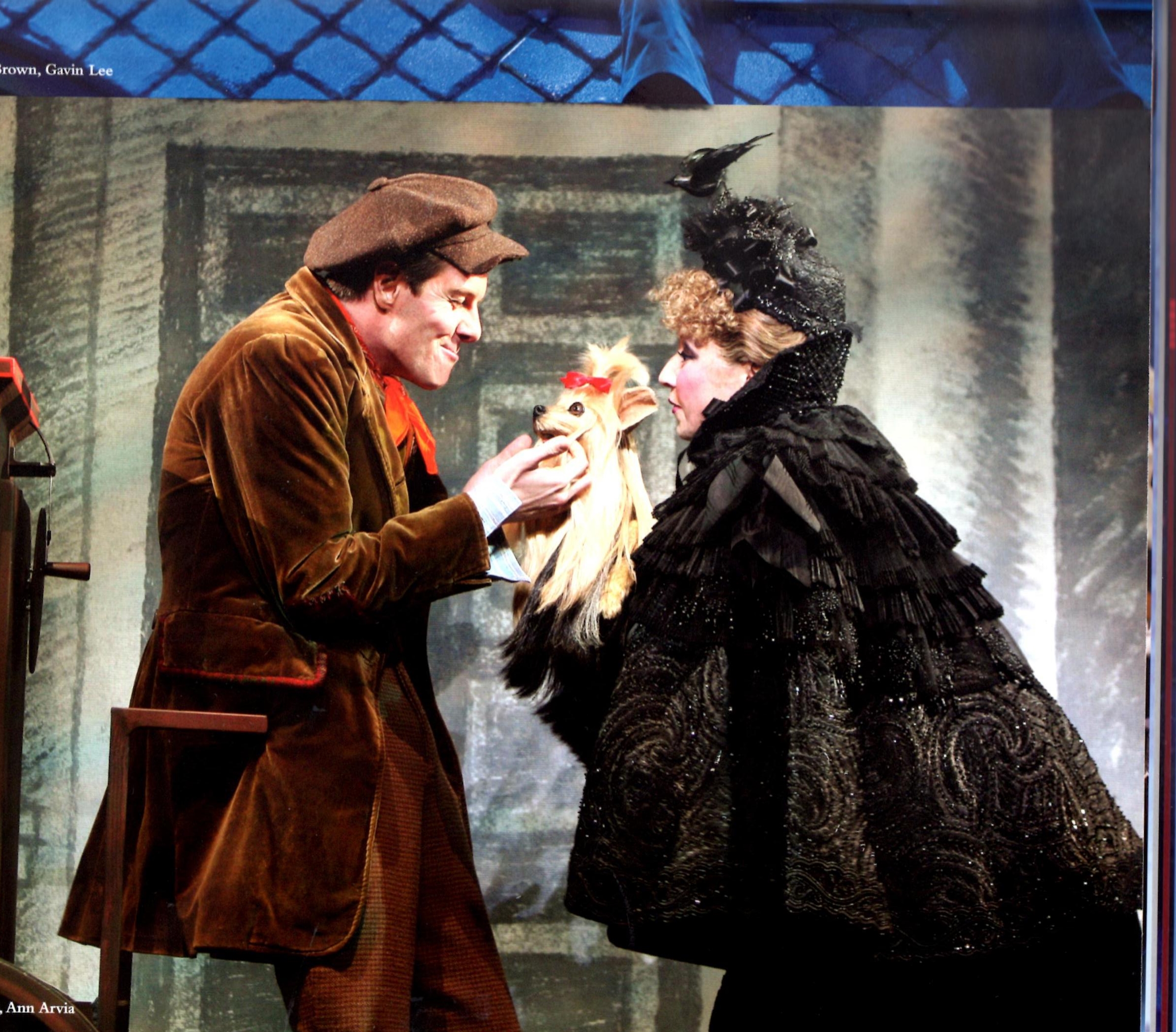 Miss Lark in "Mary Poppins" with Gavin Lee photo by Joan Marcus