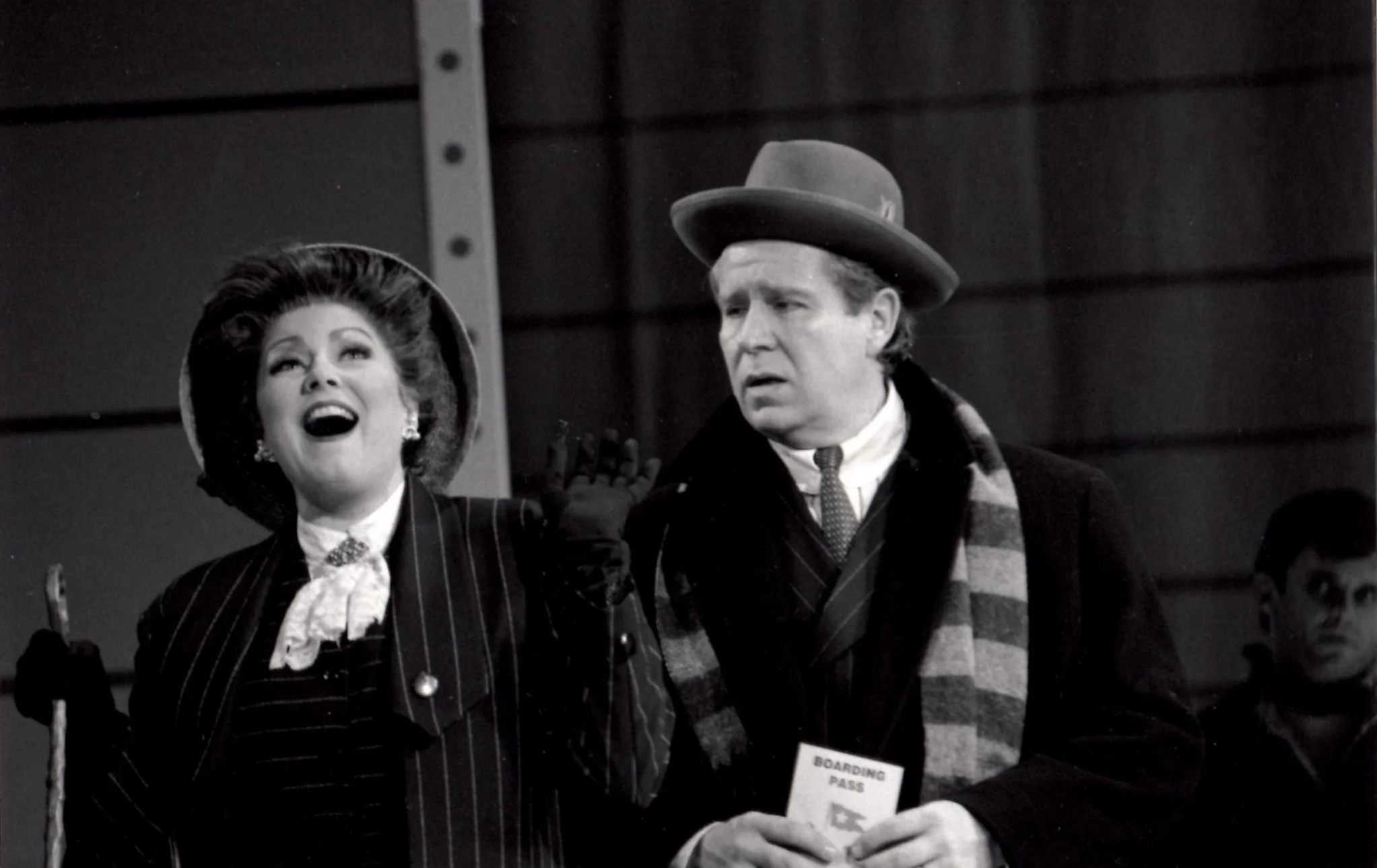 Alice Beane in "Titanic" with Ed Romanoff at Maine State Music Theater