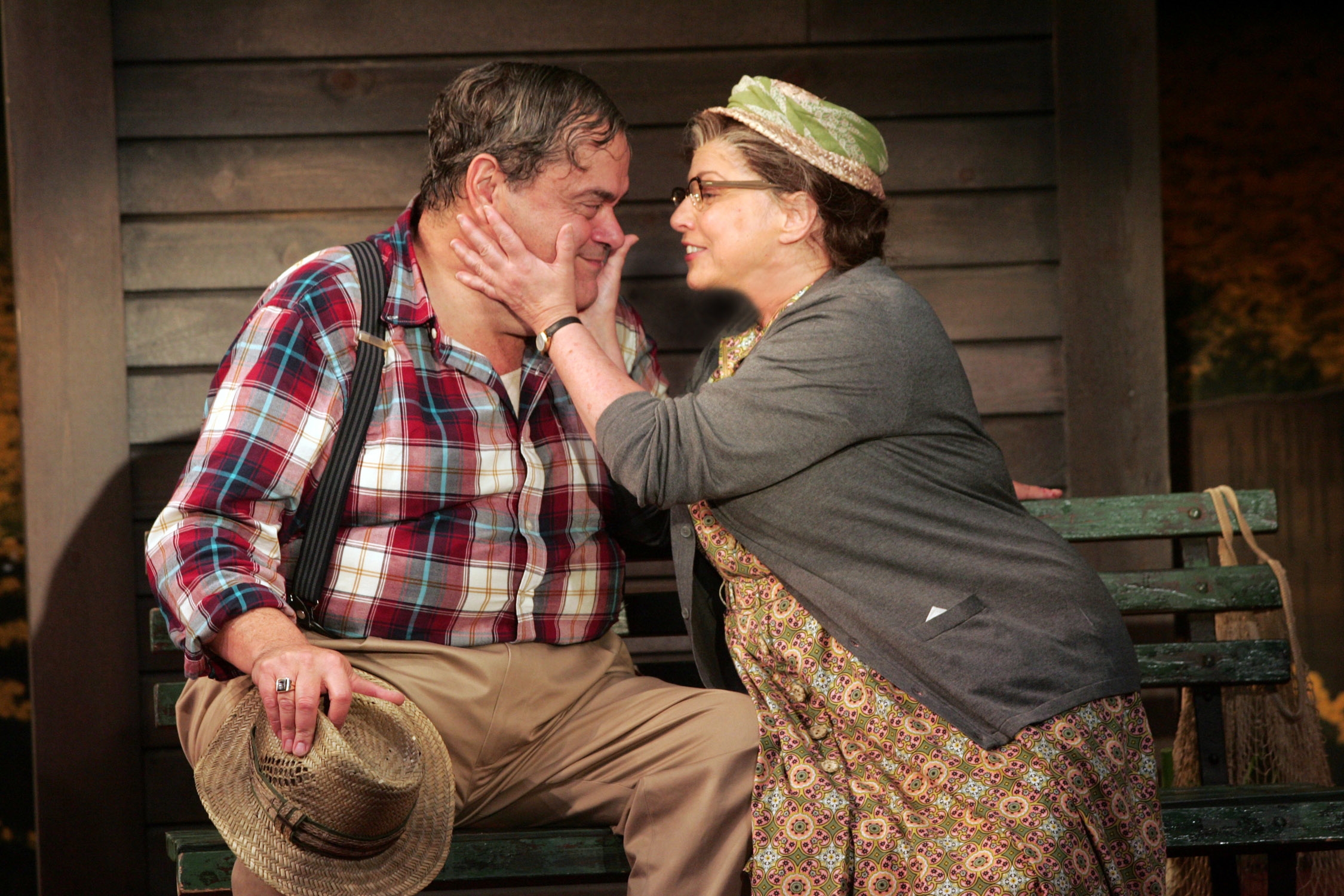 Marie with Bill Nolte in Most Happy Fella at Goodspeed Opera photo by Diane Sobolewski