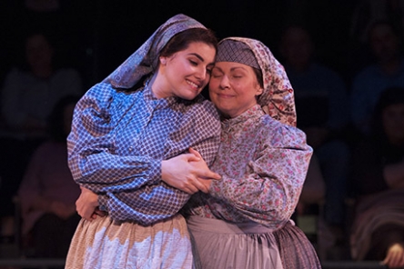 Ann Arvia & Maria Rizzo in "Fiddler on the Roof" photo by Margot Schulman