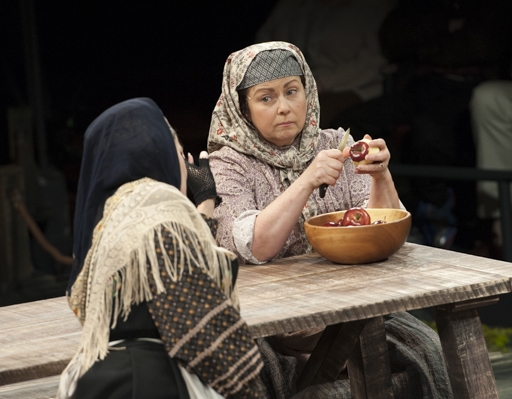 Golde in Fiddler on the Roof at Arena Stage with Valerie Leonard (photo by Margot Schulman)
