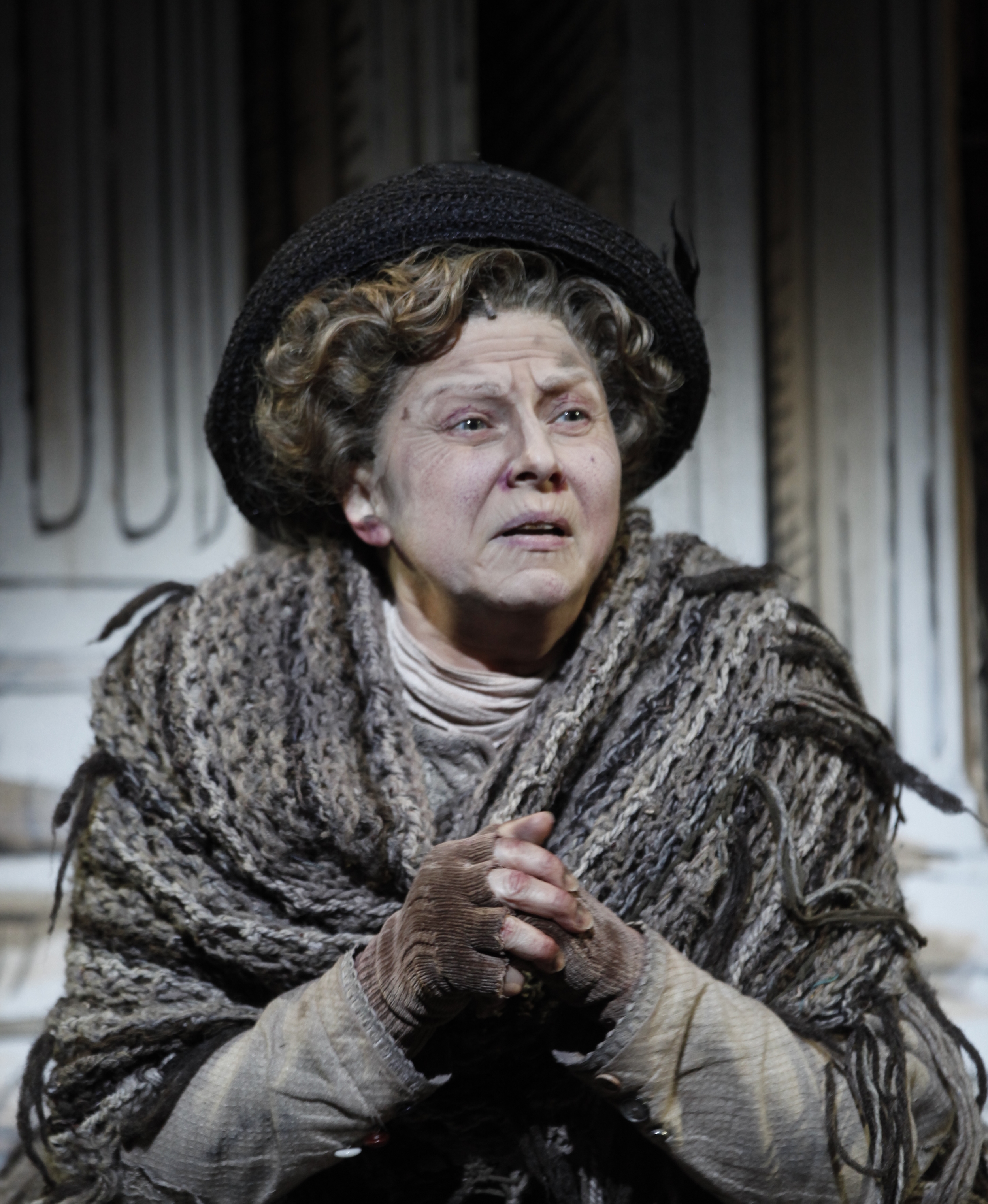 Bird Woman in Mary Poppins photo by Joan Marcus
