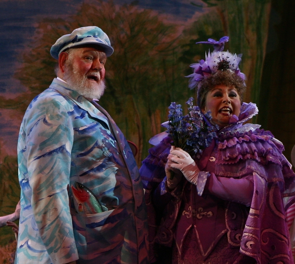 Miss Lark in Mary Poppins with Michael McCarty photo by Joan Marcus