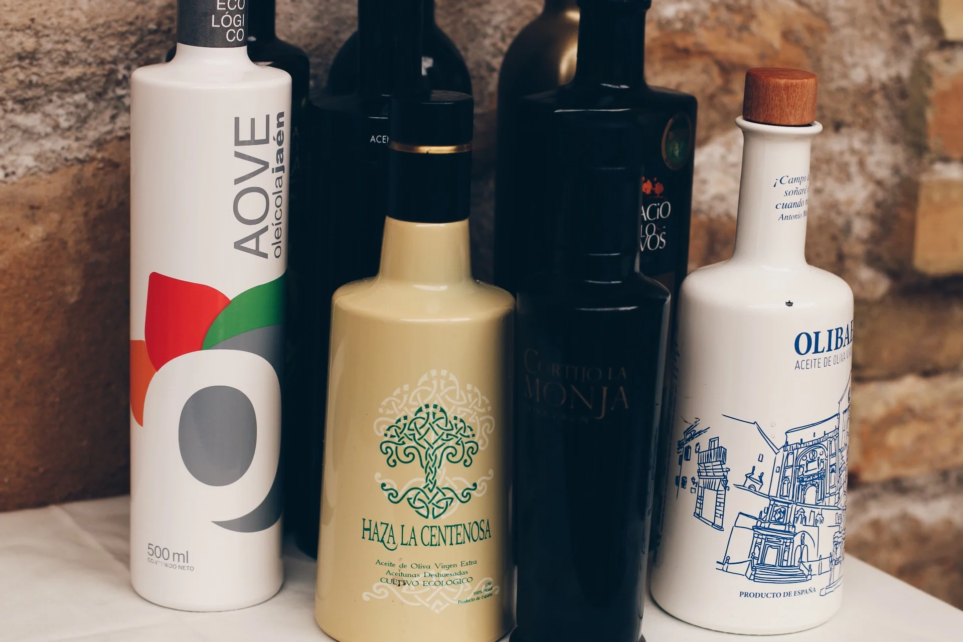 AS ALWAYS, A SELECTION OF THE BEST LOCAL OLIVE OILS 