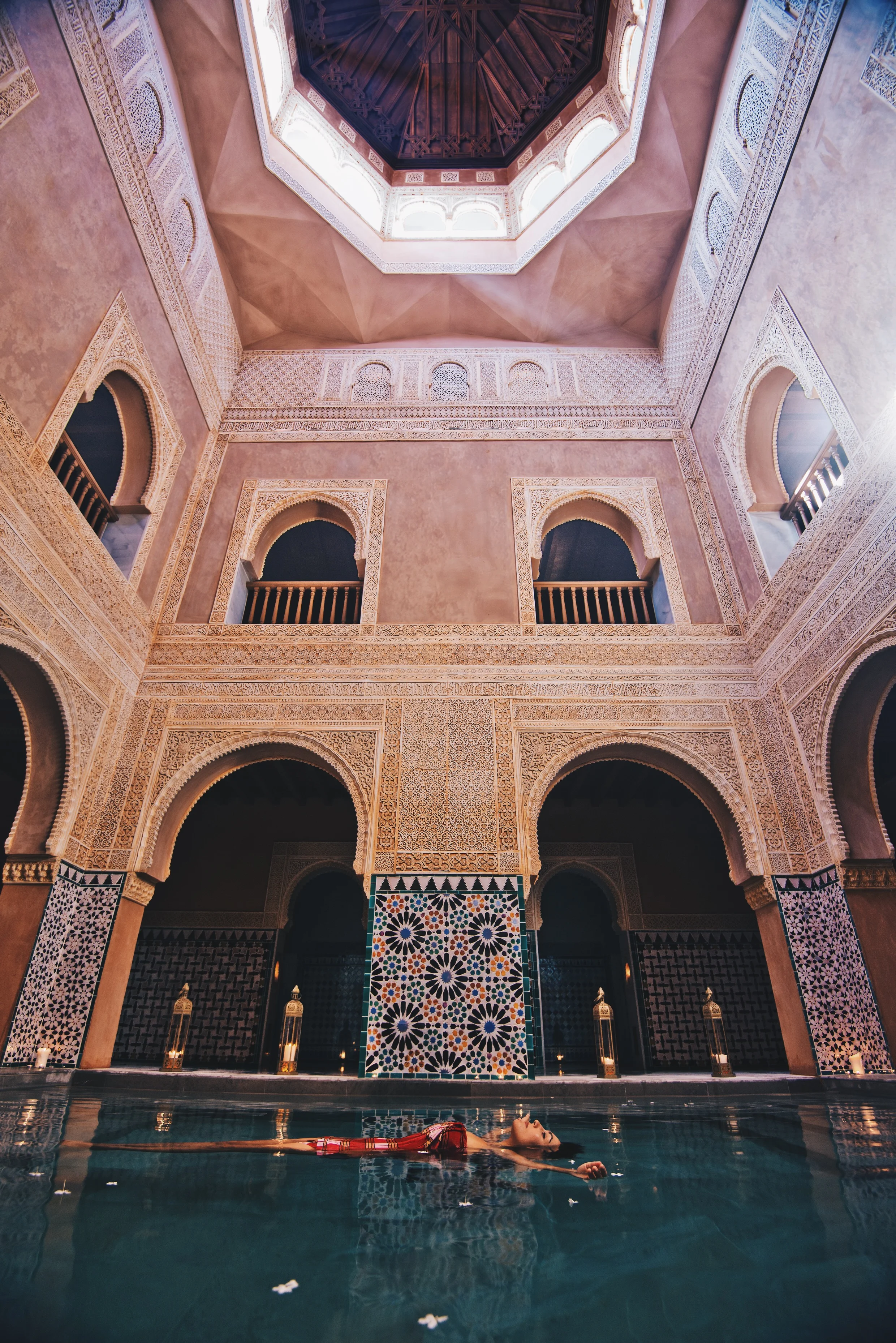 THE WARM BATH IN HAMMAM AL ANDALUS