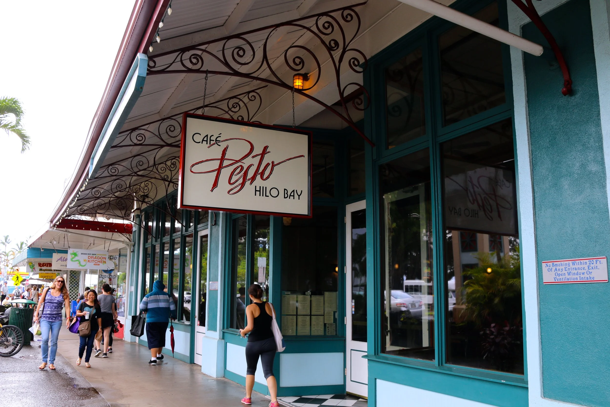 DOWNTOWN HILO - CAFE PESTO. 