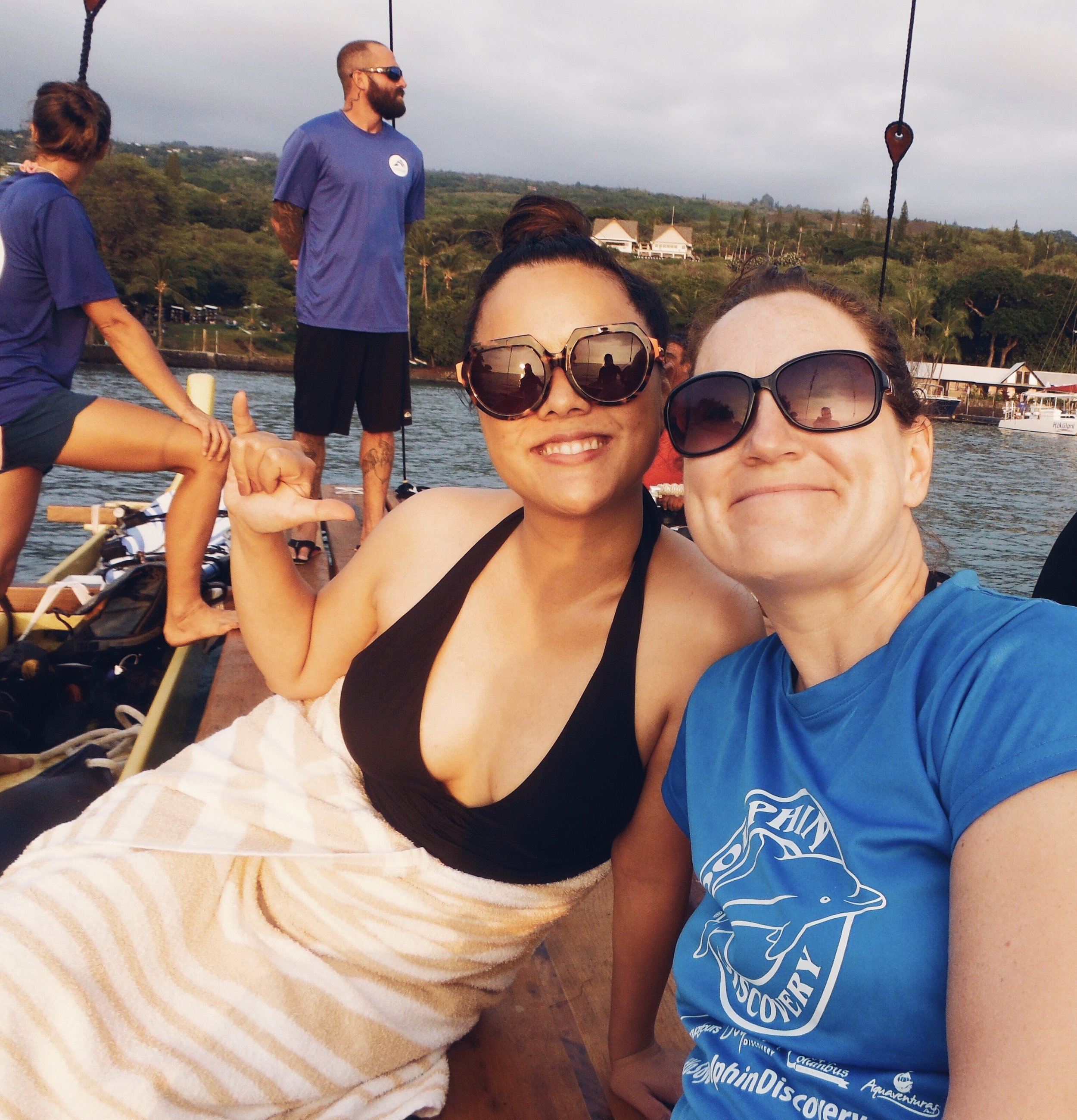 SNORKEL READY (NOT SURE WHO SHOULD BE MORE AFRAID, THE MANTA RAYS OR ME, SINCE I CAN'T SWIM...)