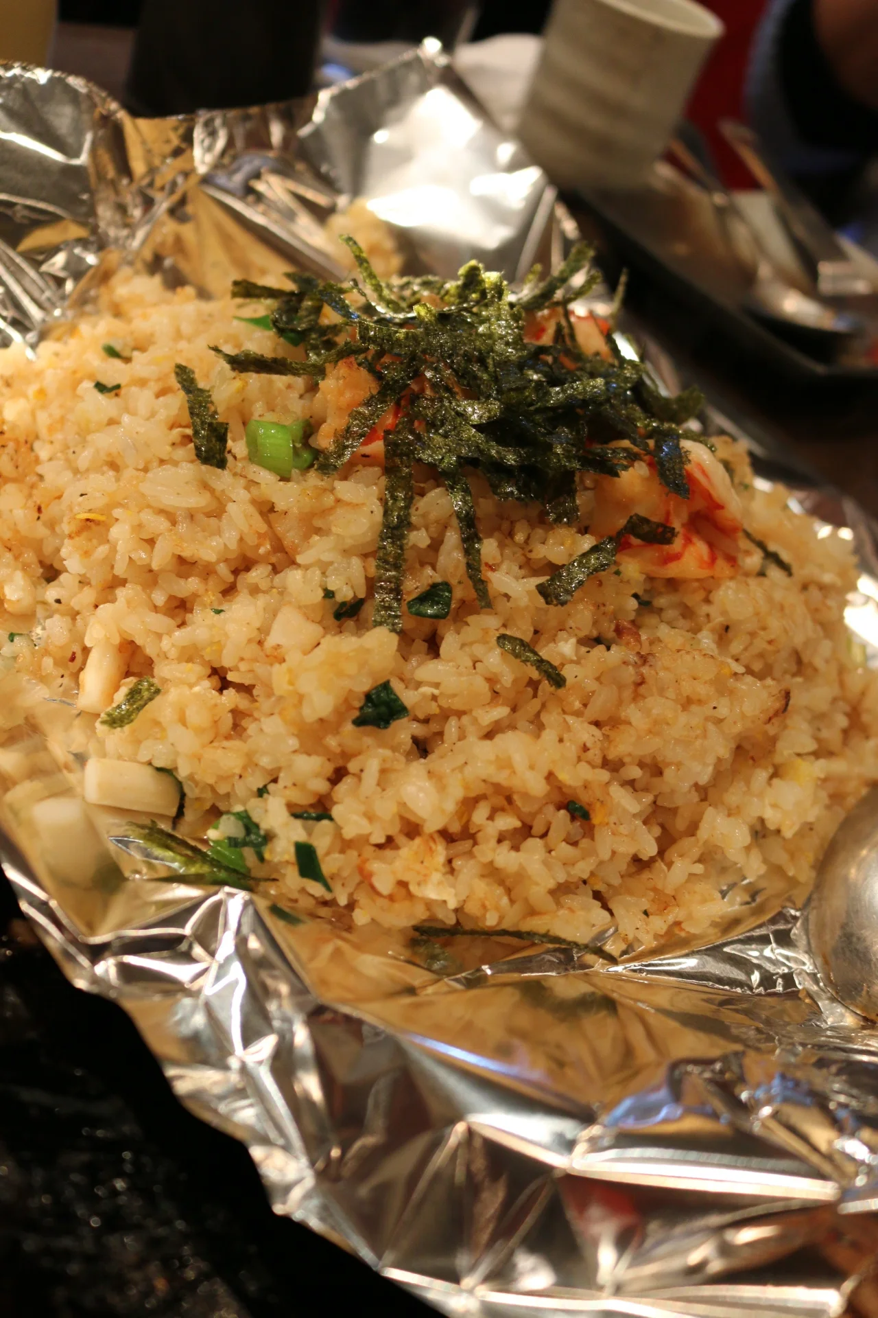 Seafood fried rice