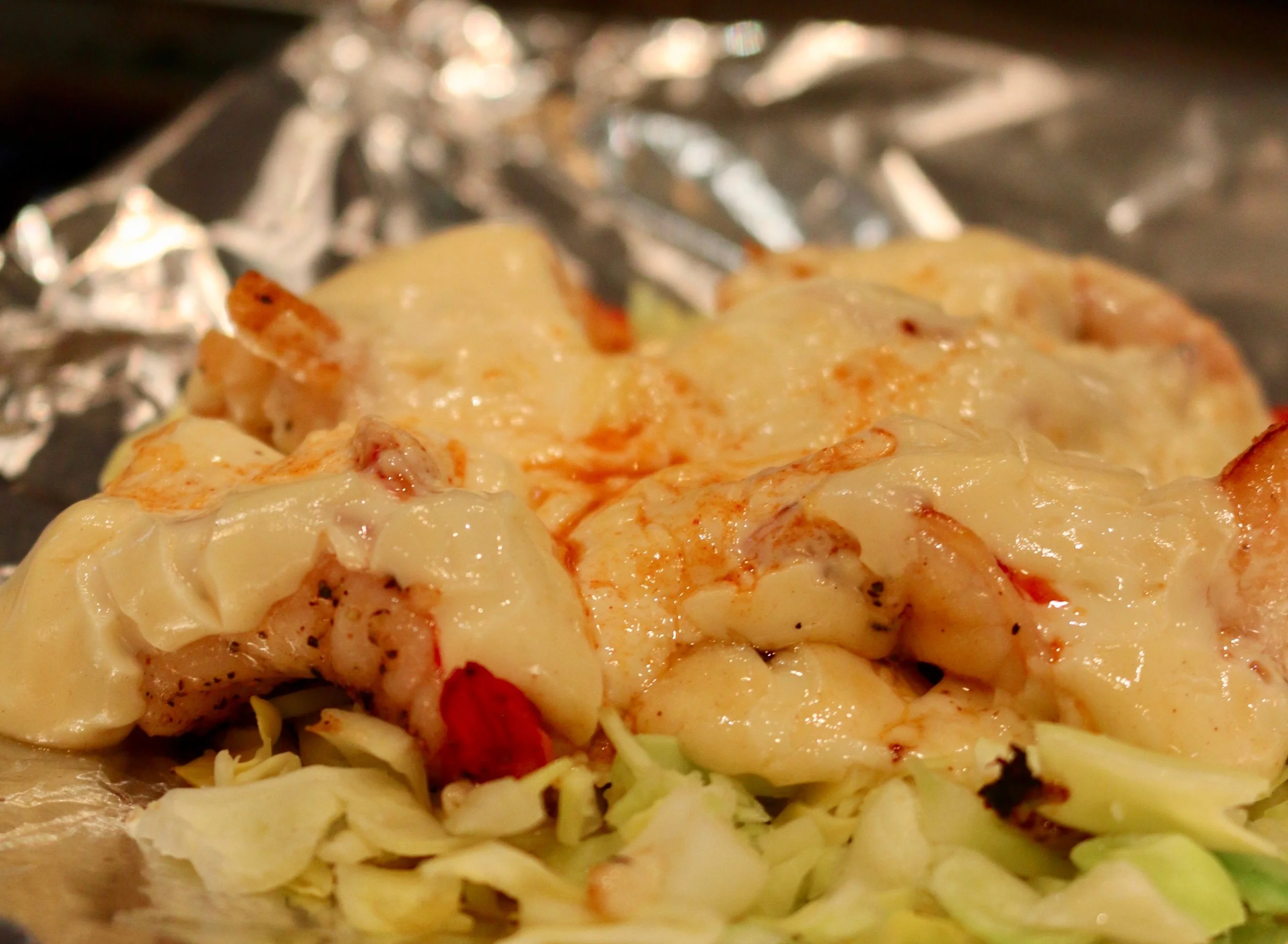 Creamy spicy shrimp