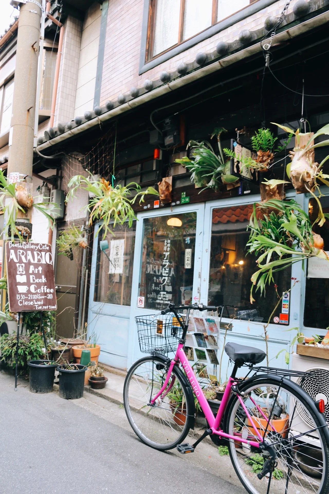 Cute little coffee shops everywhere you look in Nakazakicho