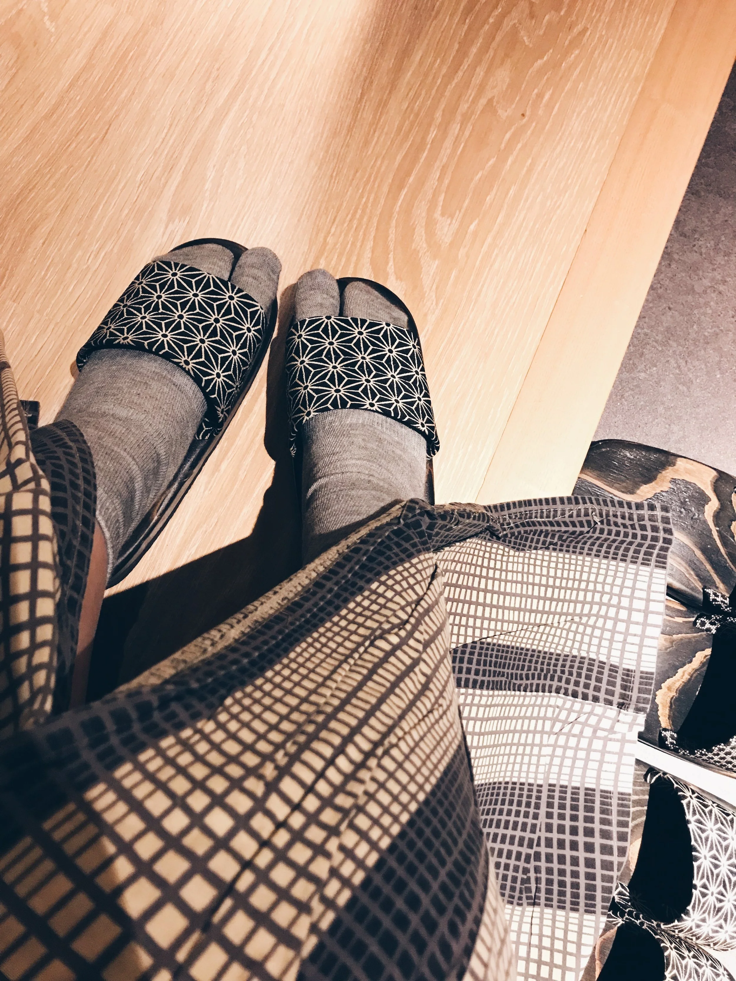 Also, special socks for your slippers